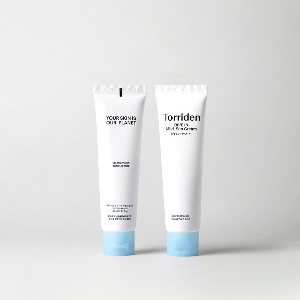 [2개묶음] 다이브인 무기자차 마일드 선크림 60ml