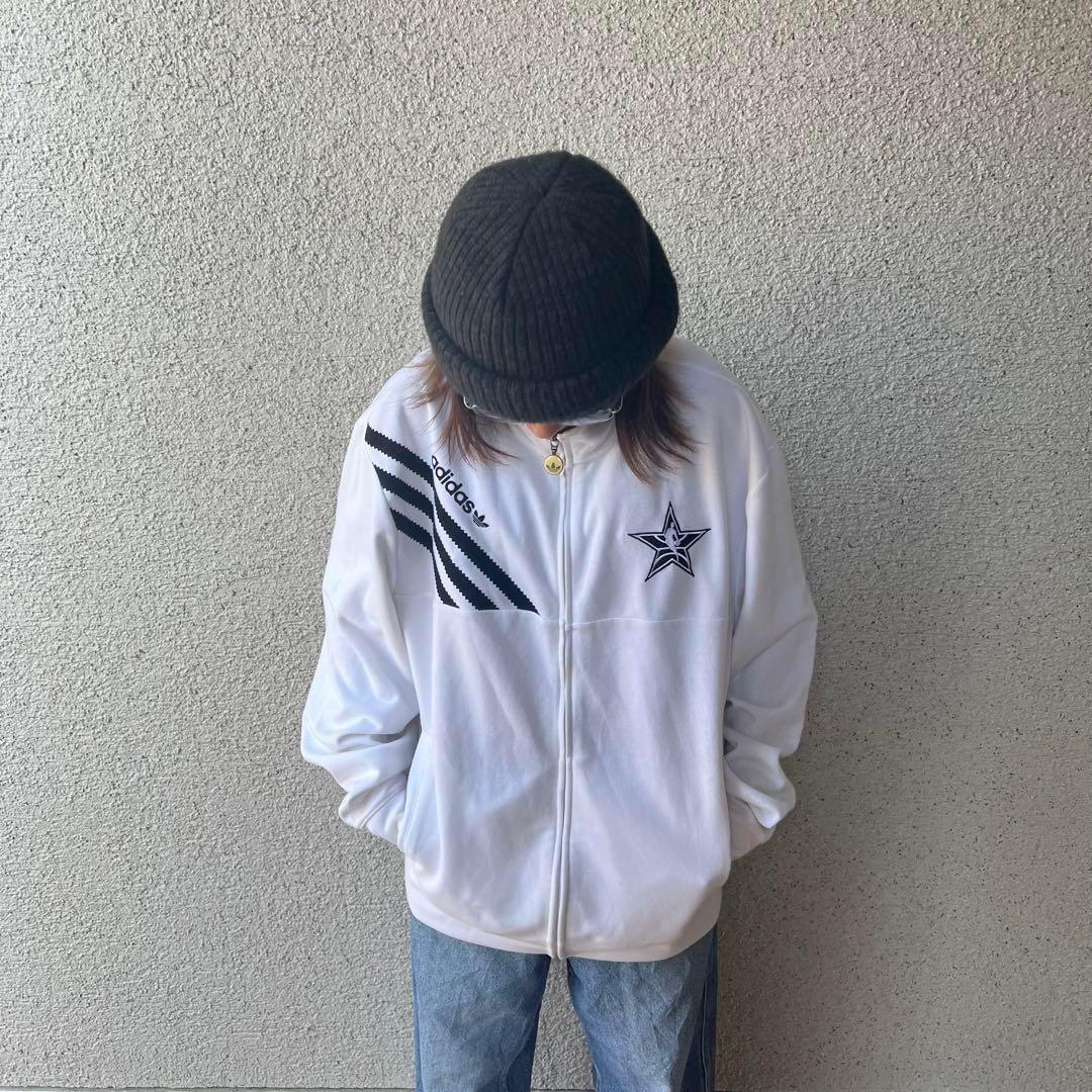 90s adidas NBA トラックジャケット 着画モデル155cm