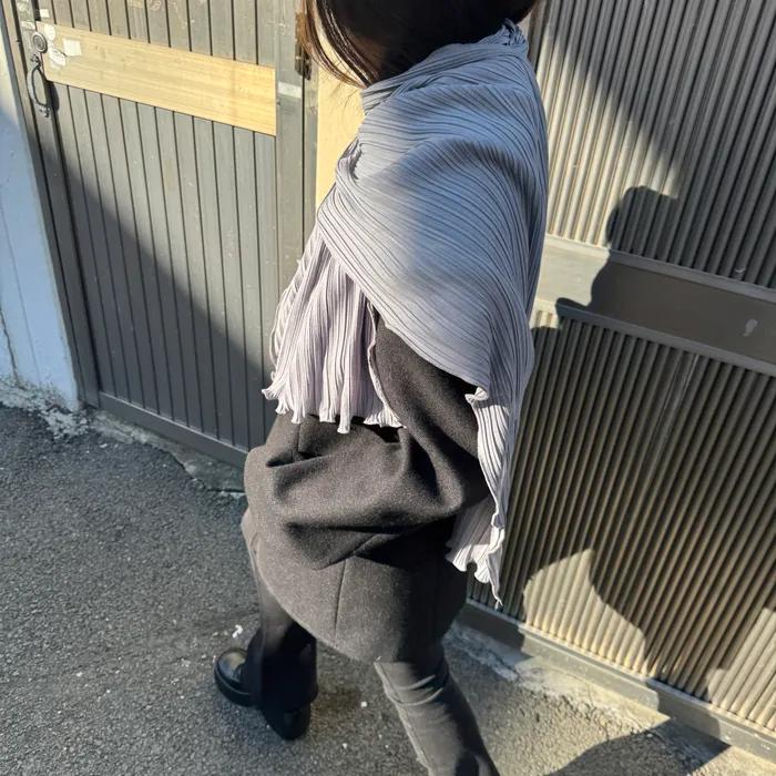 데니쉬 스카프  - 그레이