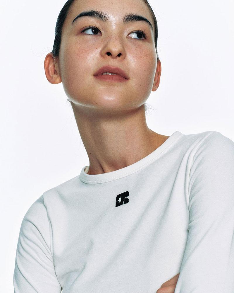 CENTAUR LONG SLEEVE SPAN T-SHIRT_WHITE