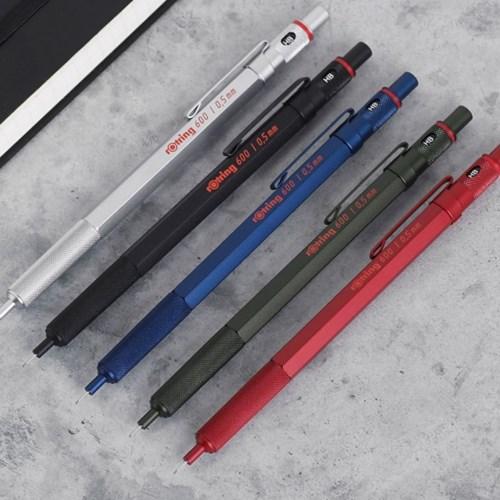 로트링 600 800 제도 샤프 모음 0.5 0,7 블랙 실버 블루 레드 그린