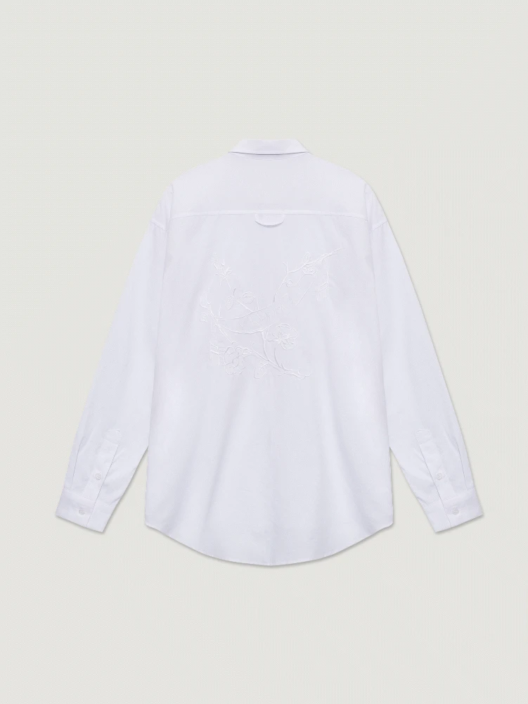 NEEDLE POINT LOOSE SHIRT