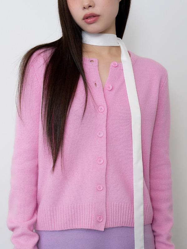 long satin scarf - white