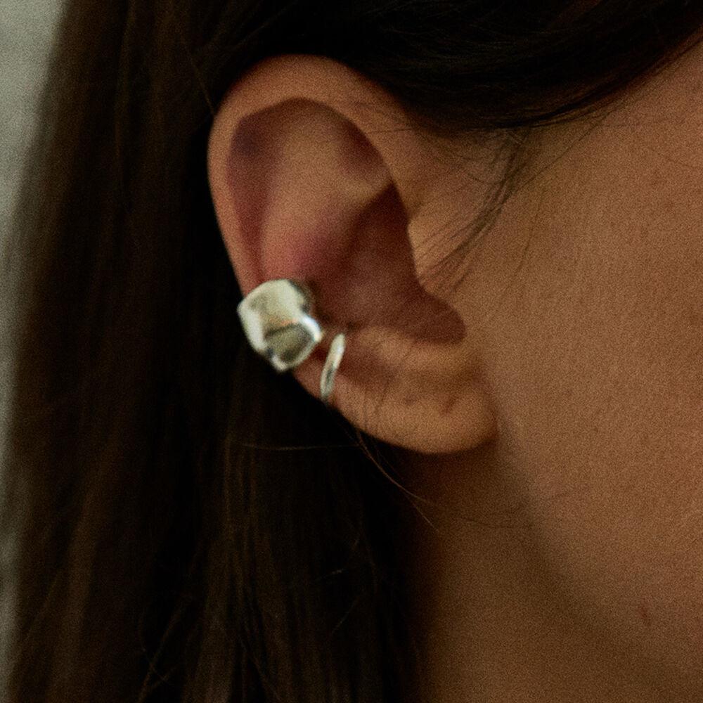 [SET] Wide Wave - Line Ear cuff (2 pcs)