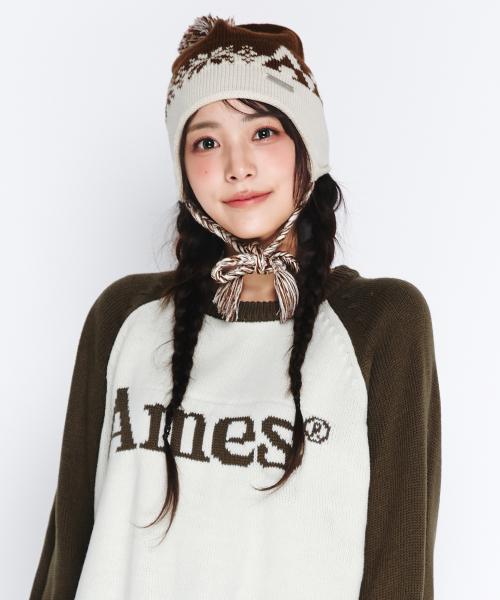BASIC RAGLAN PULLOVER KNIT KHAKI