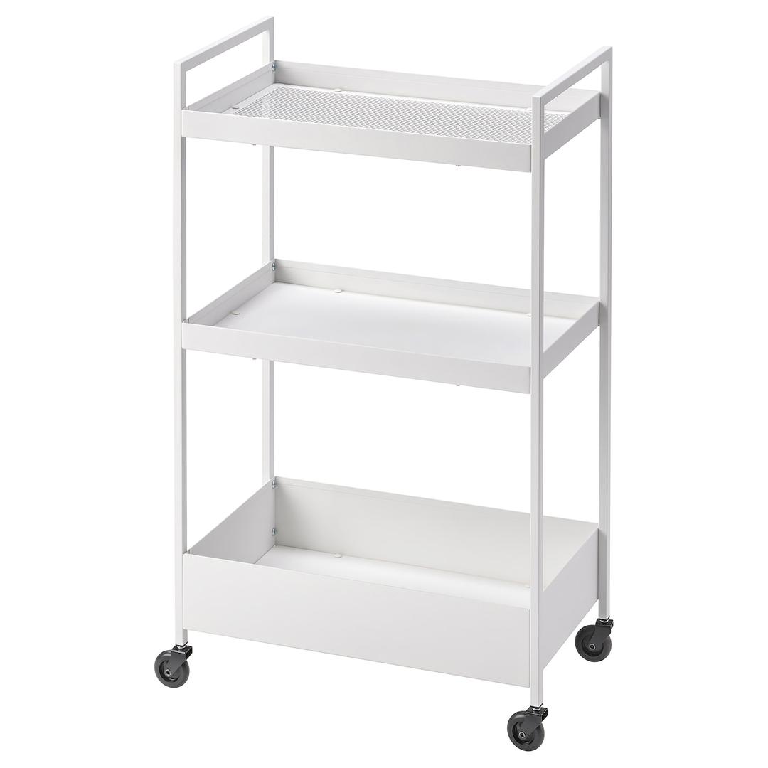 NISSAFORS 니사포르스 카트 - 화이트 50.5x30x83 cm