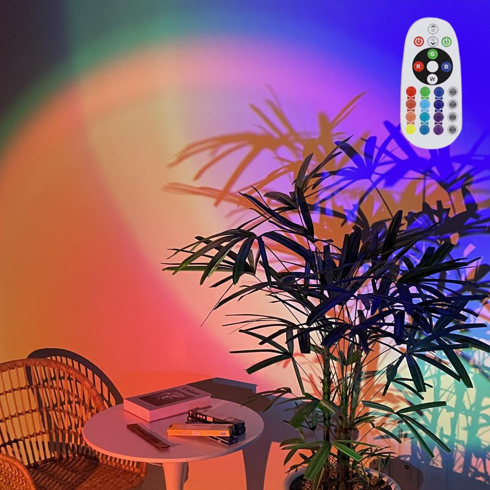 16색 선셋조명 만달라키 노을 석양 간접 오로라 조명 무드등 집들이 생일 선물