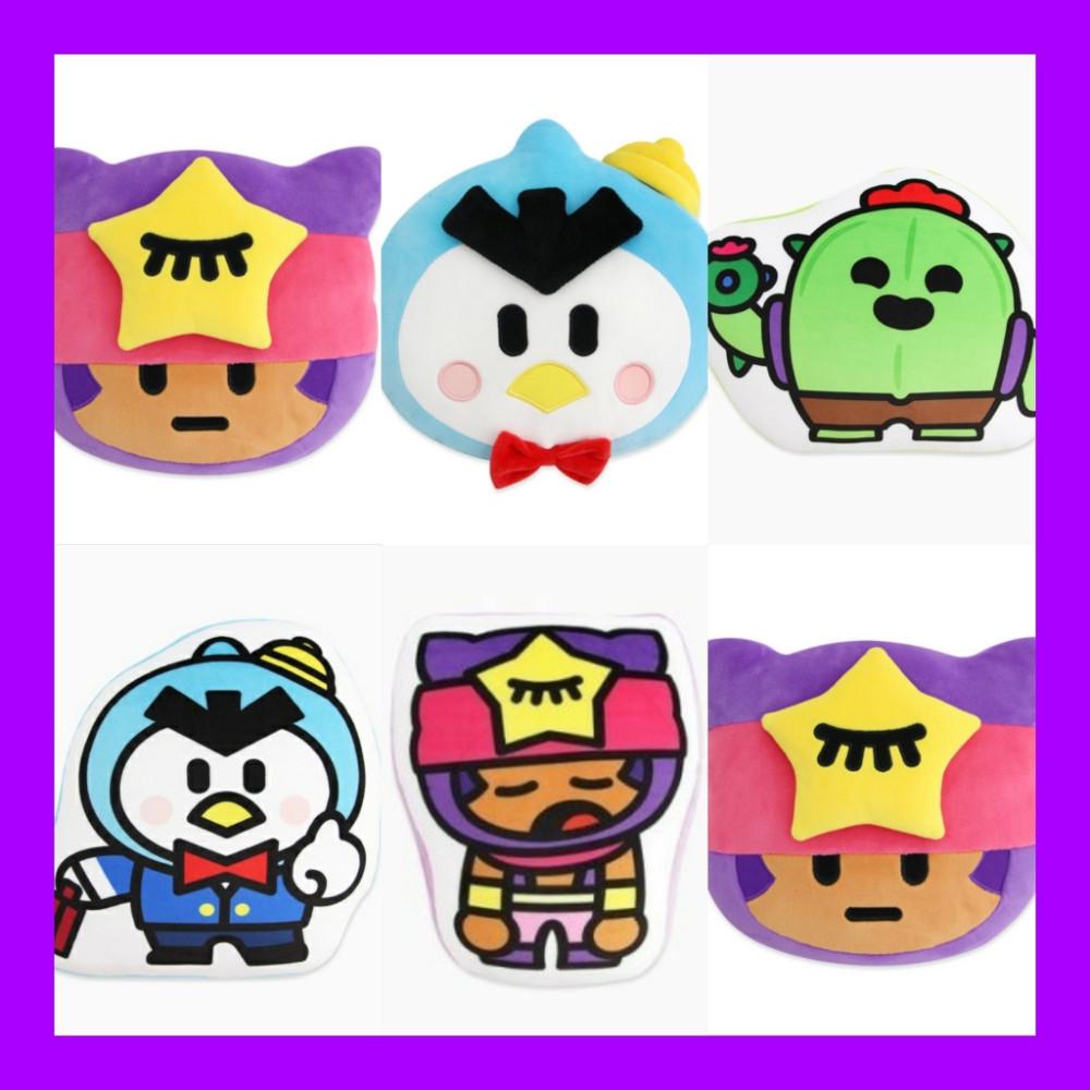 브롤스타즈 인형 샌디 미스터P 스파이크 쿠션 모찌