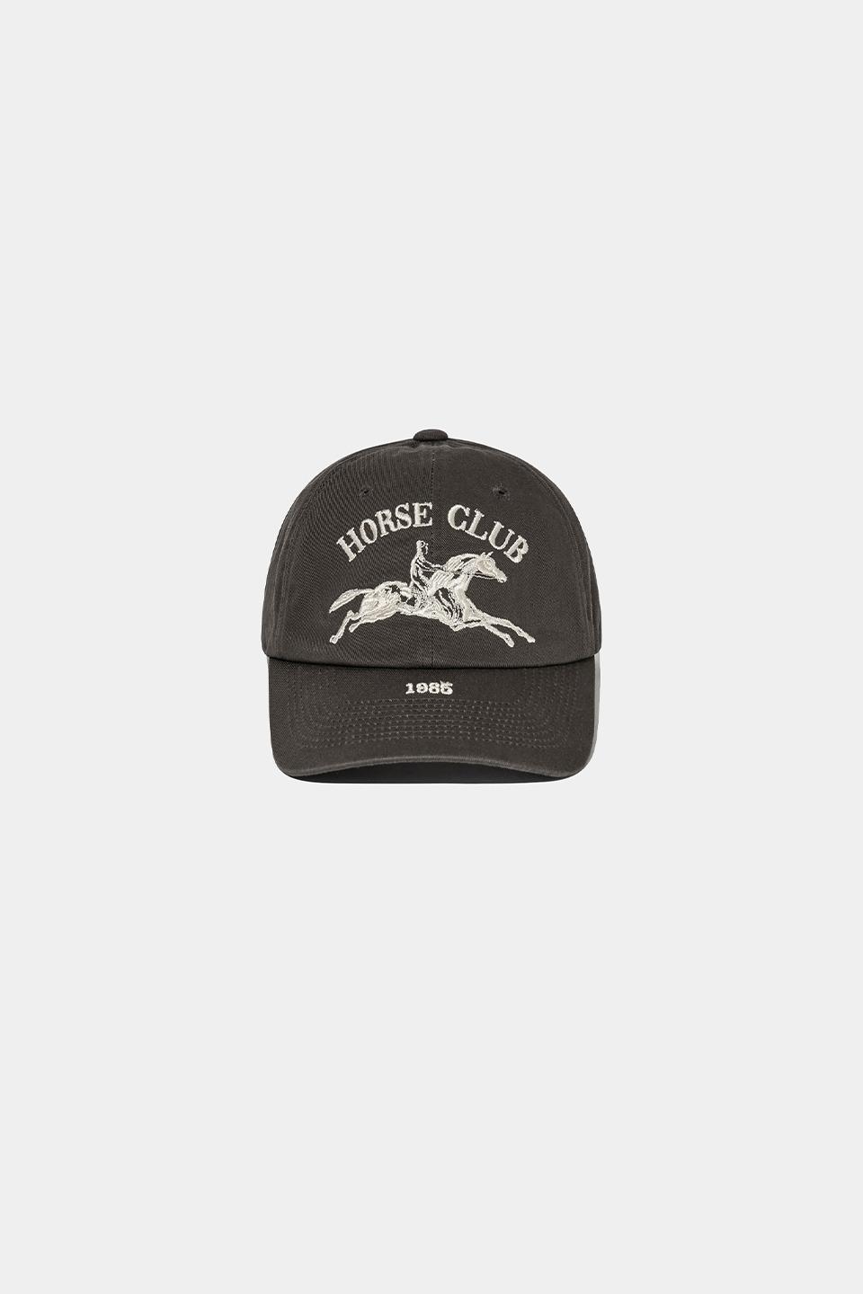 Kijun HORSE CLUB CAP UNISEX / Charcoal