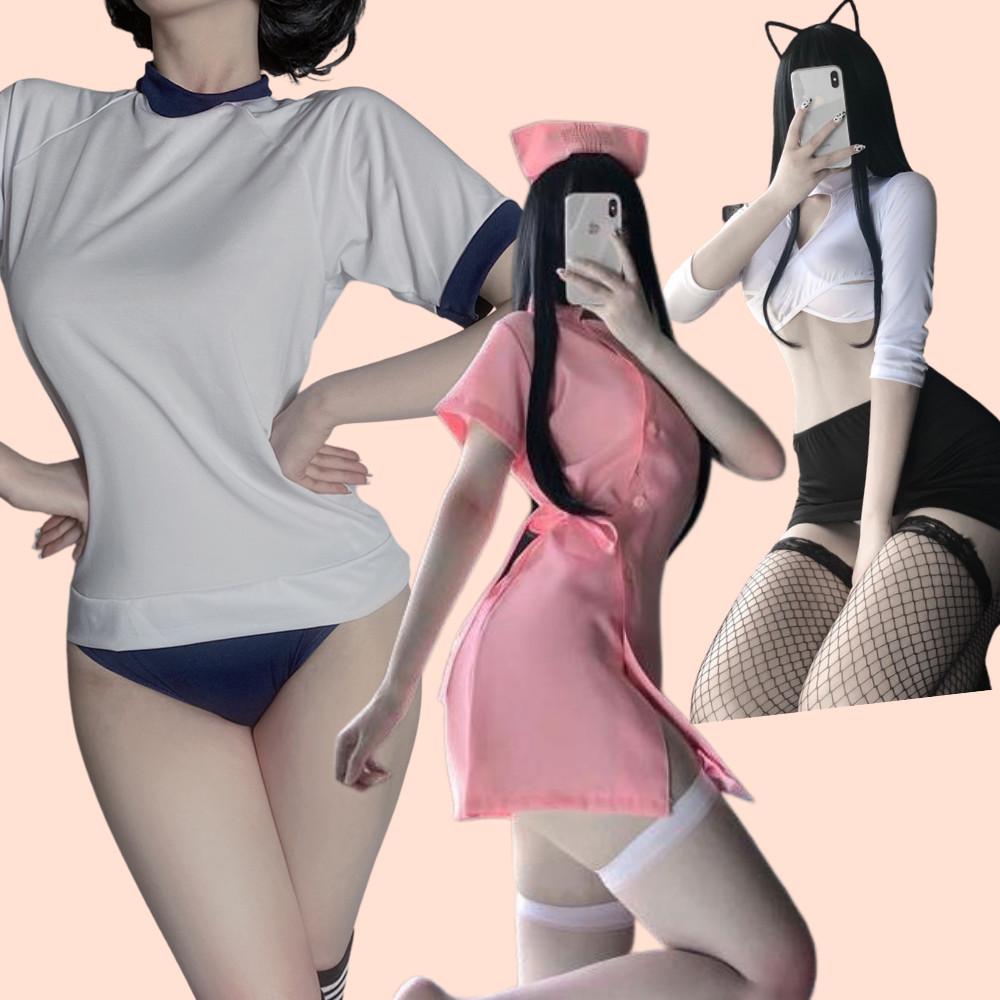 이벤트 할로윈 섹시 세라복 메이드 메이드복 간호사 바니걸 기모노 스쿨미즈 부르마 제복 코스프레 산타걸 의상 모음전