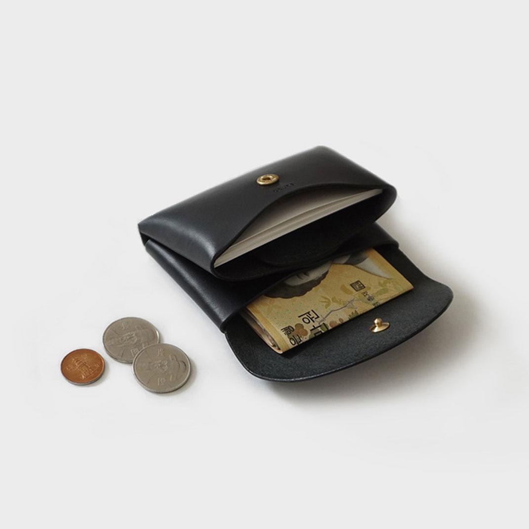131 mini wallet (black)