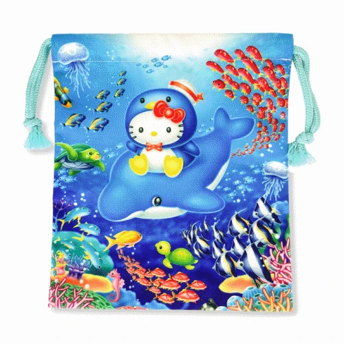 [고전] 키티 x 턱시도샘 끈 파우치