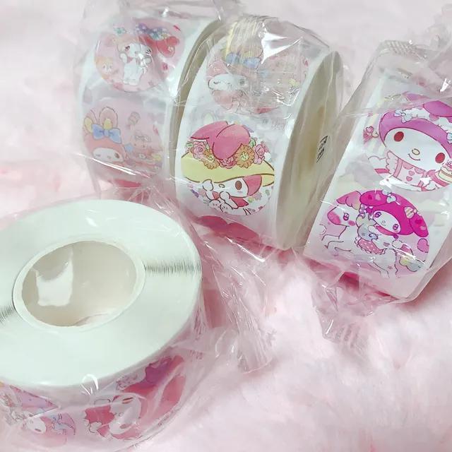 마이멜로디 롤 스티커 산리오 다꾸 폰꾸 휴대폰 다이어리꾸미기 노트북
