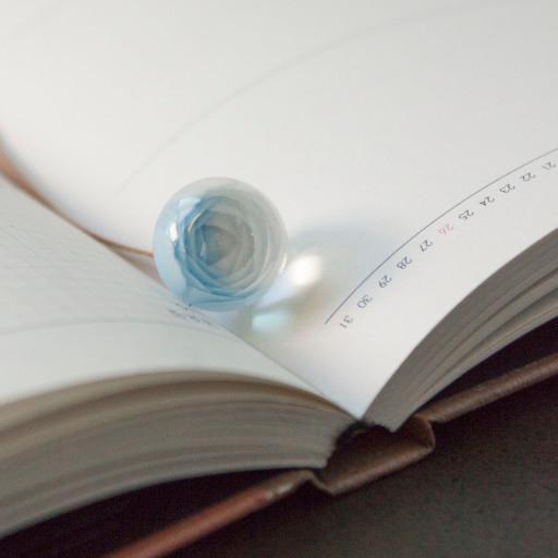 구슬 꽃송이 가름끈 책갈피