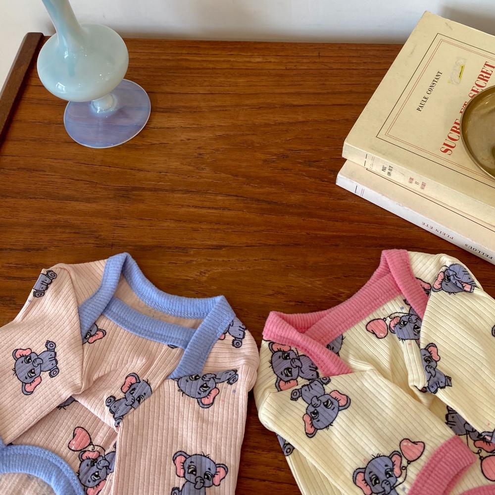 베베 덤보 티셔츠 실내복 강아지옷 (2color)