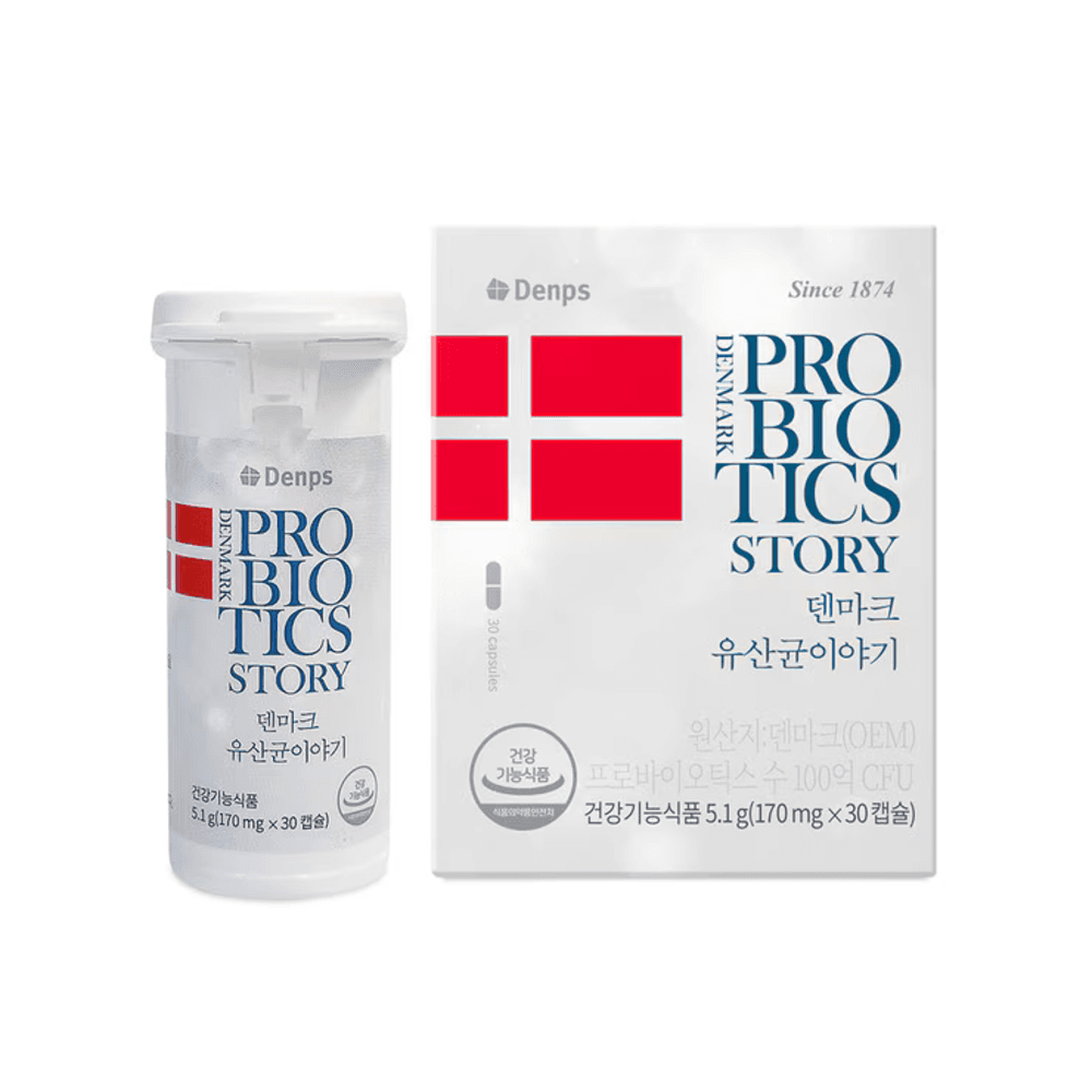 덴프스 덴마크 유산균이야기 170mg x 30캡슐 공유유산균