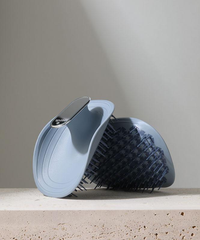 만타 헤어브러쉬 미러 블루