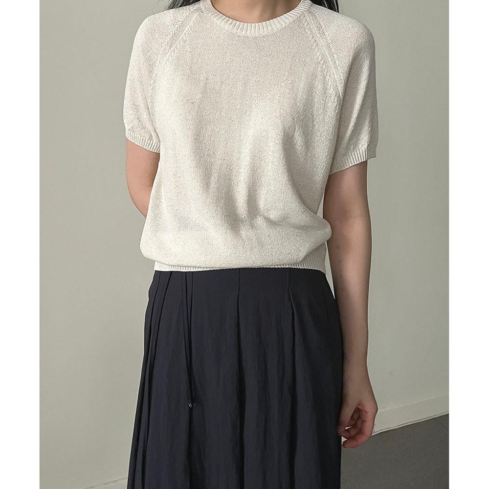 [어튜트]스킨 린넨 니트(4c)/배송지연