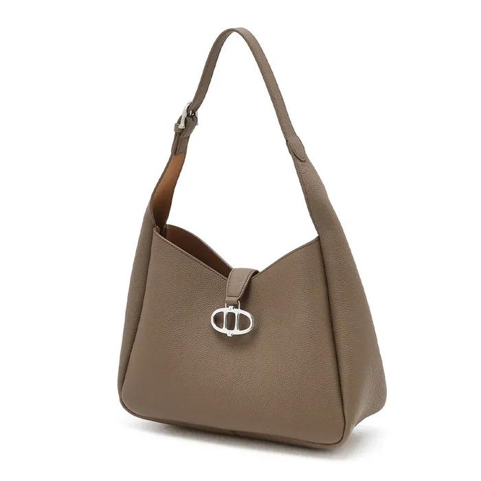 [MARON] 모카무스 슈렁큰 레더 호보백 M (실버장식) AABA5F407I3