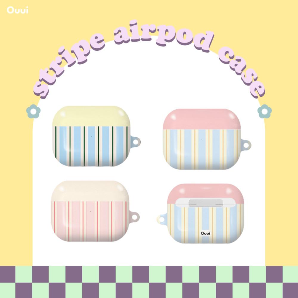 Stripe airpod case 하드 유광 스트라이프 에어팟 케이스