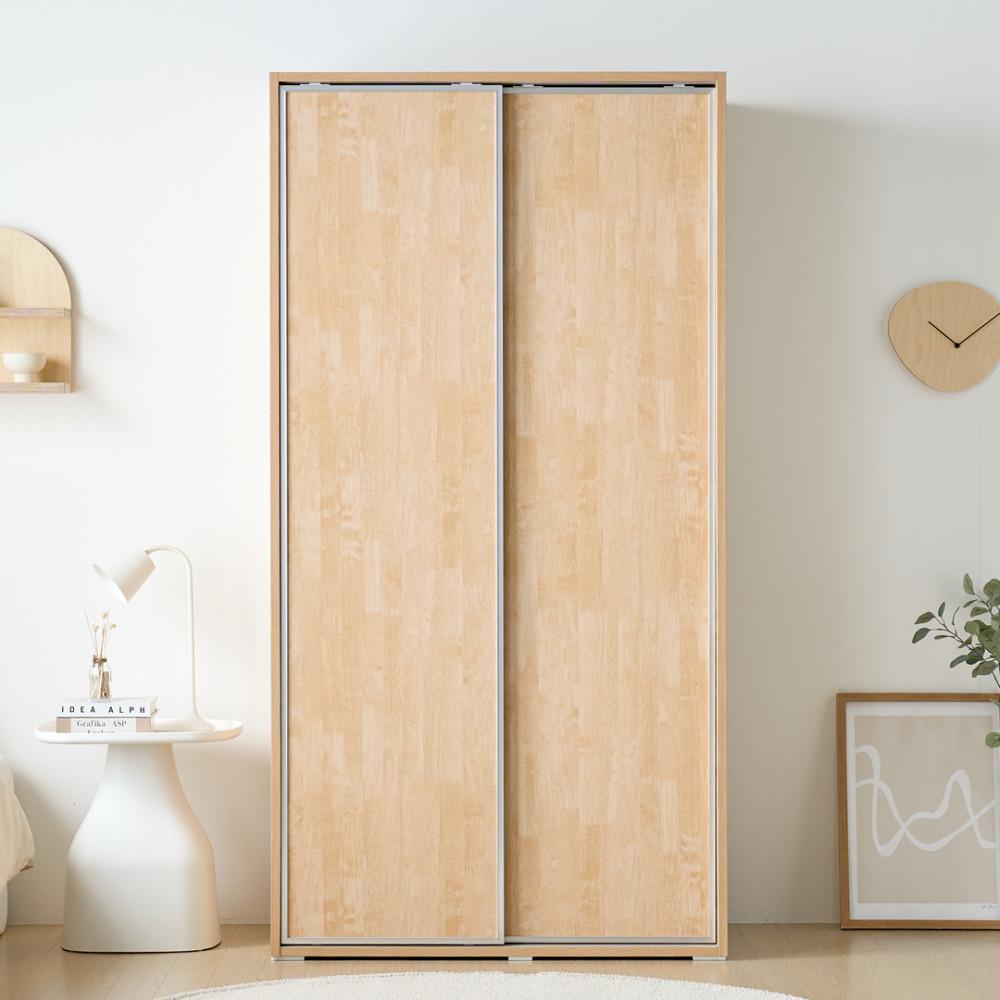 슬라이딩원 올우드 옷장 1000