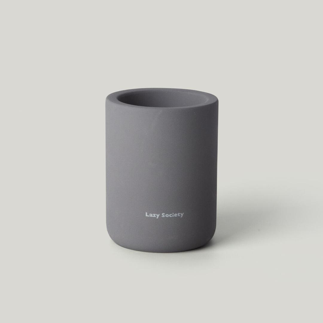 [순간건조_칫솔/면도기 보관] 규조토 홀더 2.0(다크그레이/7.5 x 7.5 x 10 cm)