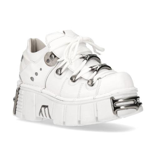 [뉴락] NEW ROCK 메탈릭 아이코닉 M-120N-S24 메탈디테일 클래식 플랫폼 로우 스니커즈