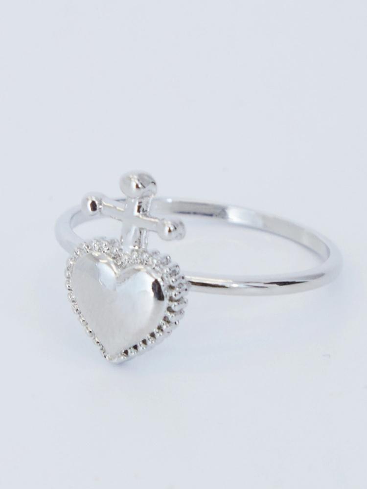 ハートクロスリング