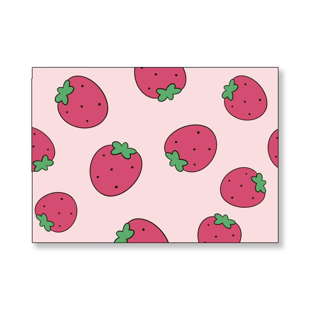 딸기 랩핑지 (Strawberry Wrapping Paper)