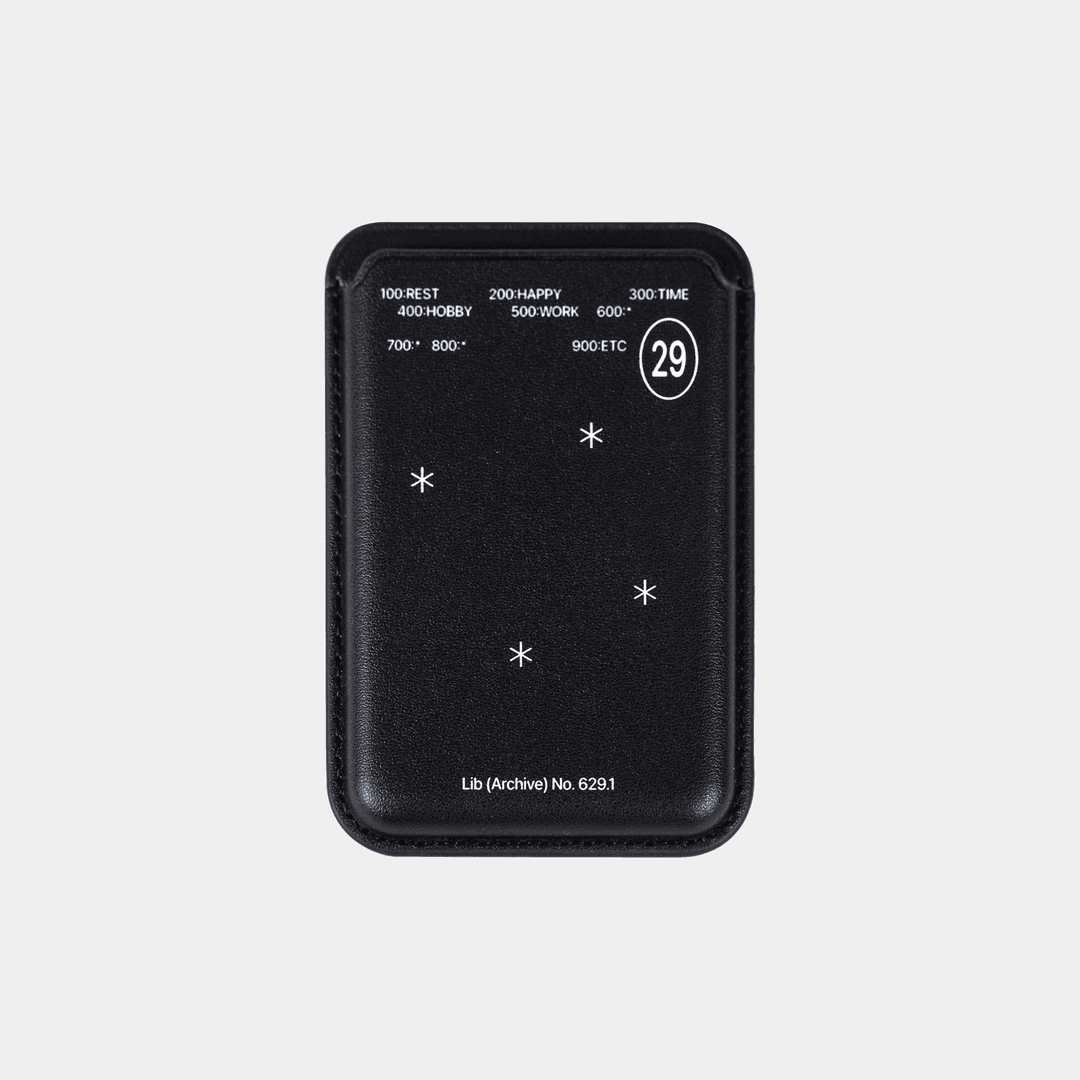 Lib MagSafe Card Wallet - Black [맥세이프 카드지갑]