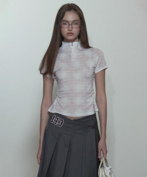 스컬프터(SCULPTOR)  Geek Half Zip-Up Pale Pink - 사이즈 & 후기 | 무신사