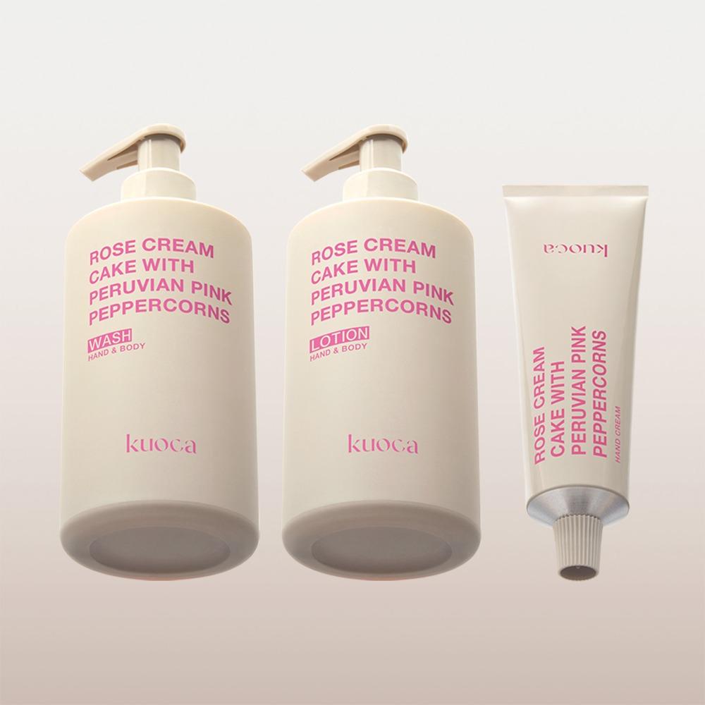 로즈케이크 핸드&바디 3종 세트