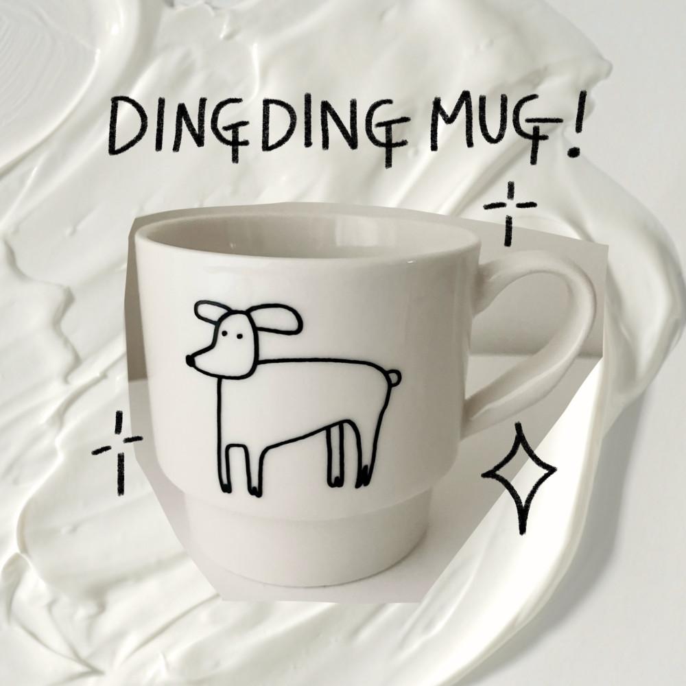 [재입고][이브마스 스튜디오] Ding Ding 머그컵