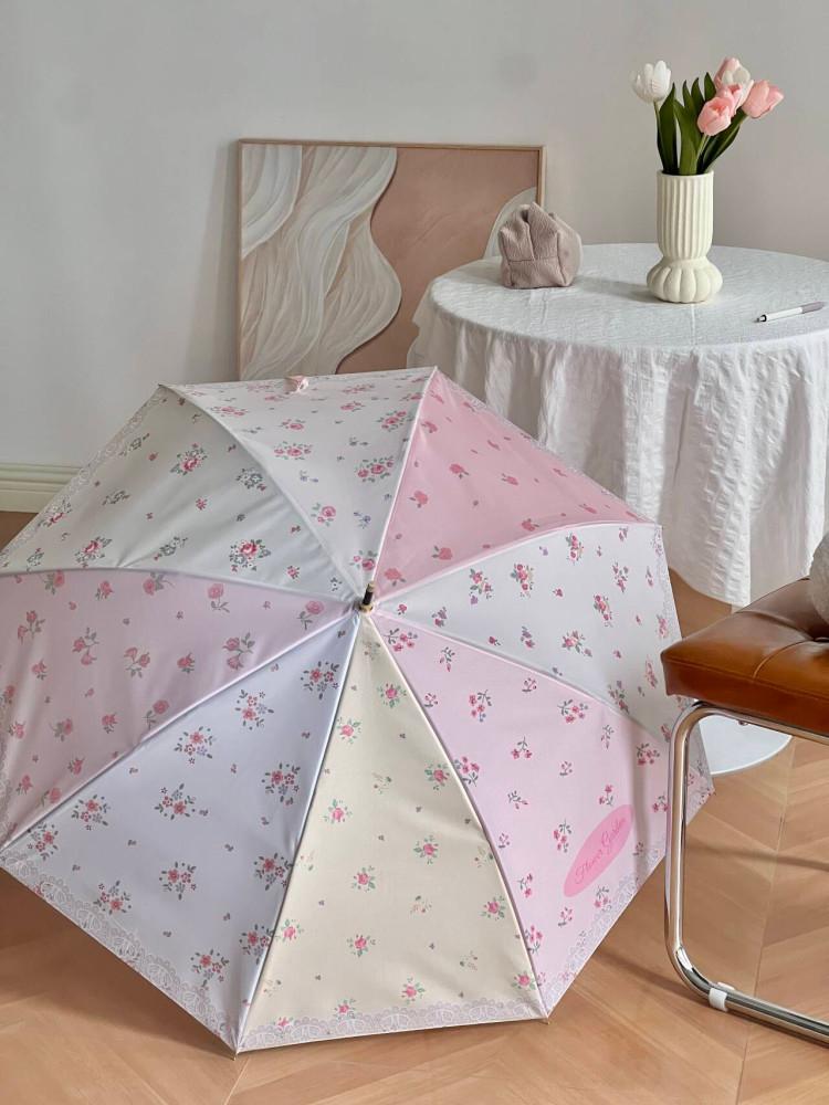페어리룸 pastel flower umbrella 파스텔플라워 양우산 양산
