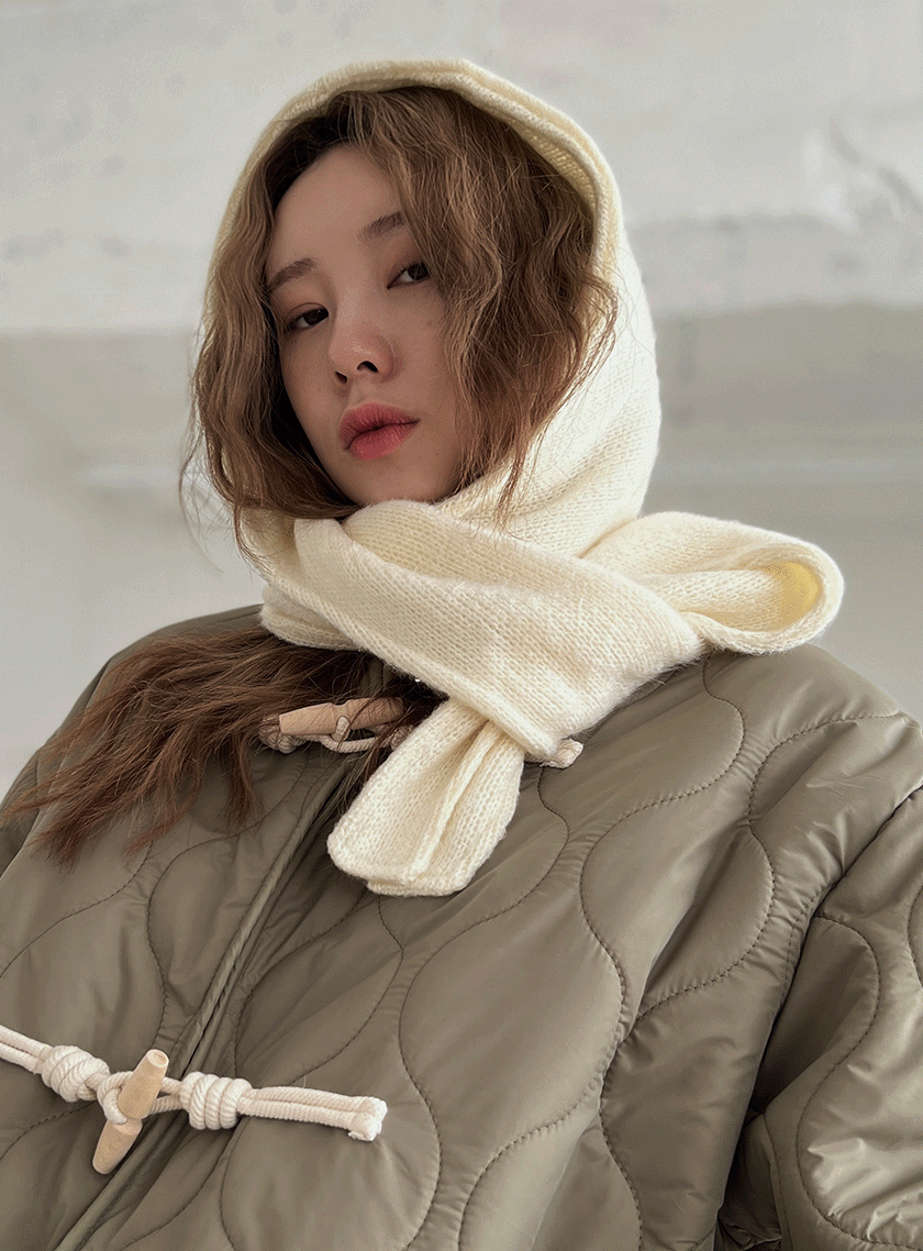 보카시 후드 머플러
