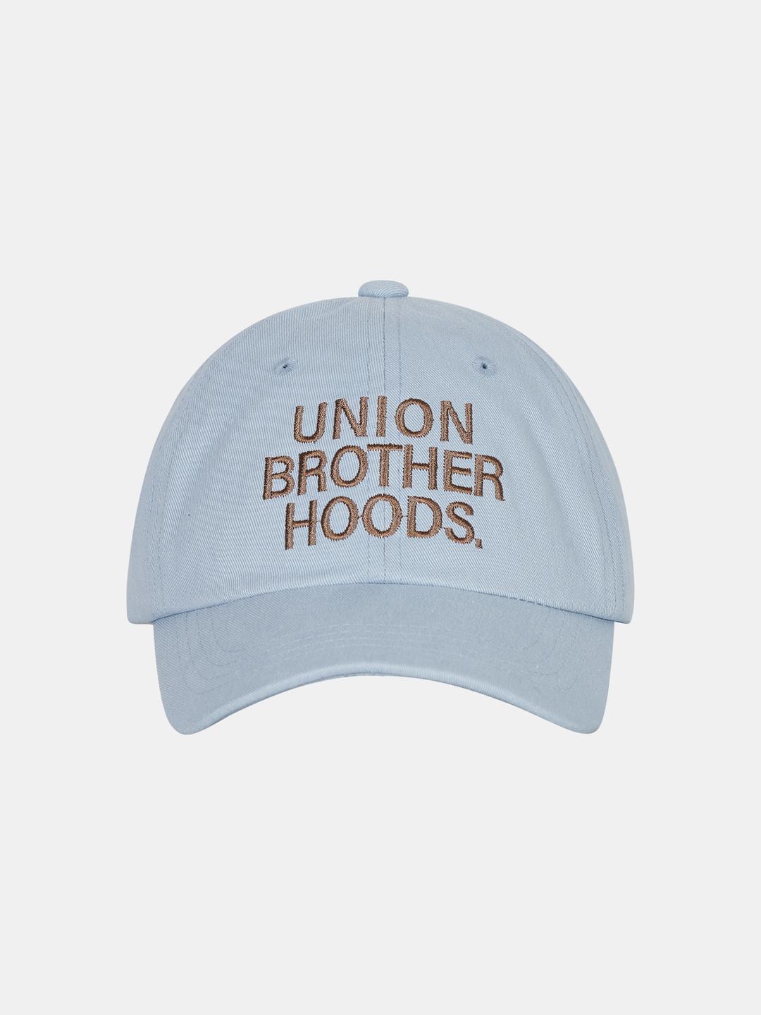 unionbrotherhoods vintage font ball cap (sky blue)