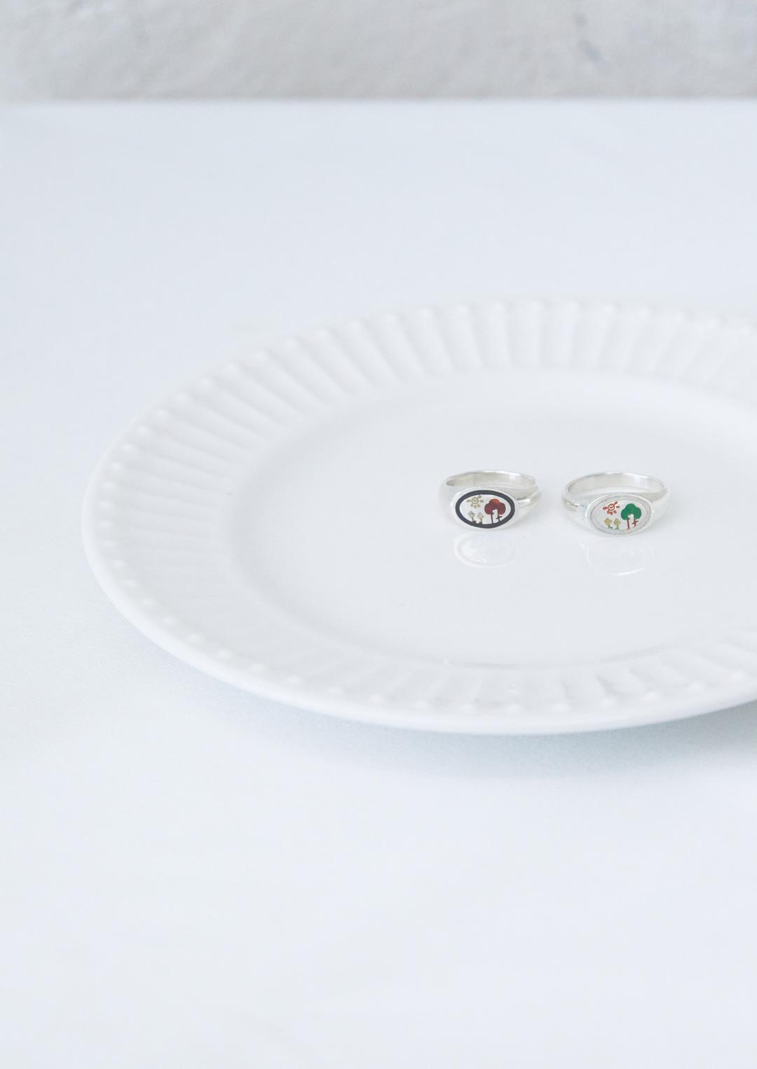 color my little forest ring