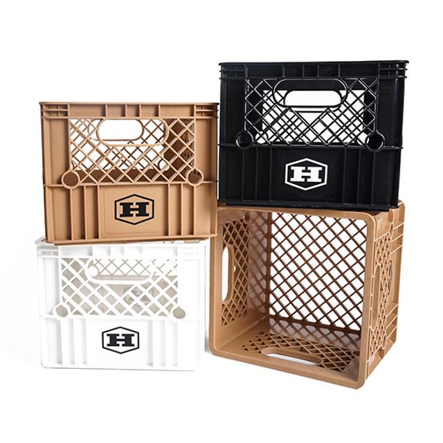 하이브로우 밀크박스 감성 캠핑 수납