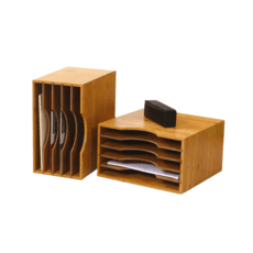 코에트 LP수납장 레트로 감성 레코드판 보관함 대나무 원목 50장 수납가능