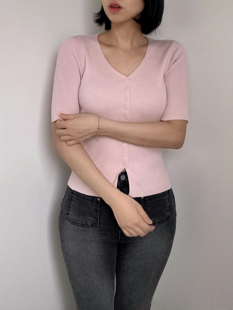 [니트BEST/반팔버전] 글래버 루체 가디건 니트 여름