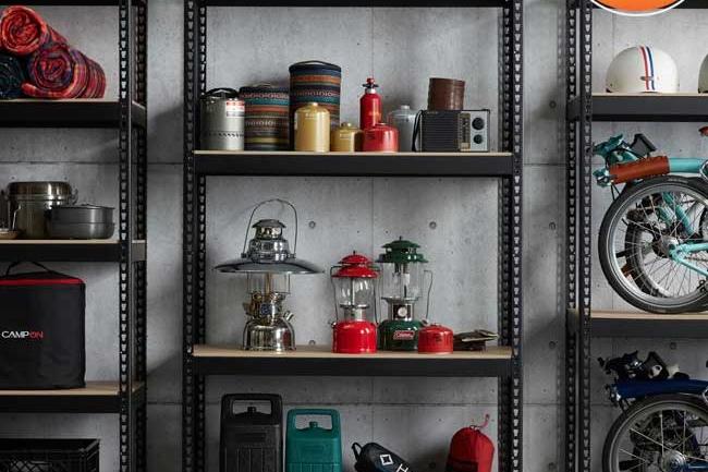 경량랙 무볼트 조립식 철제 앵글선반 4단