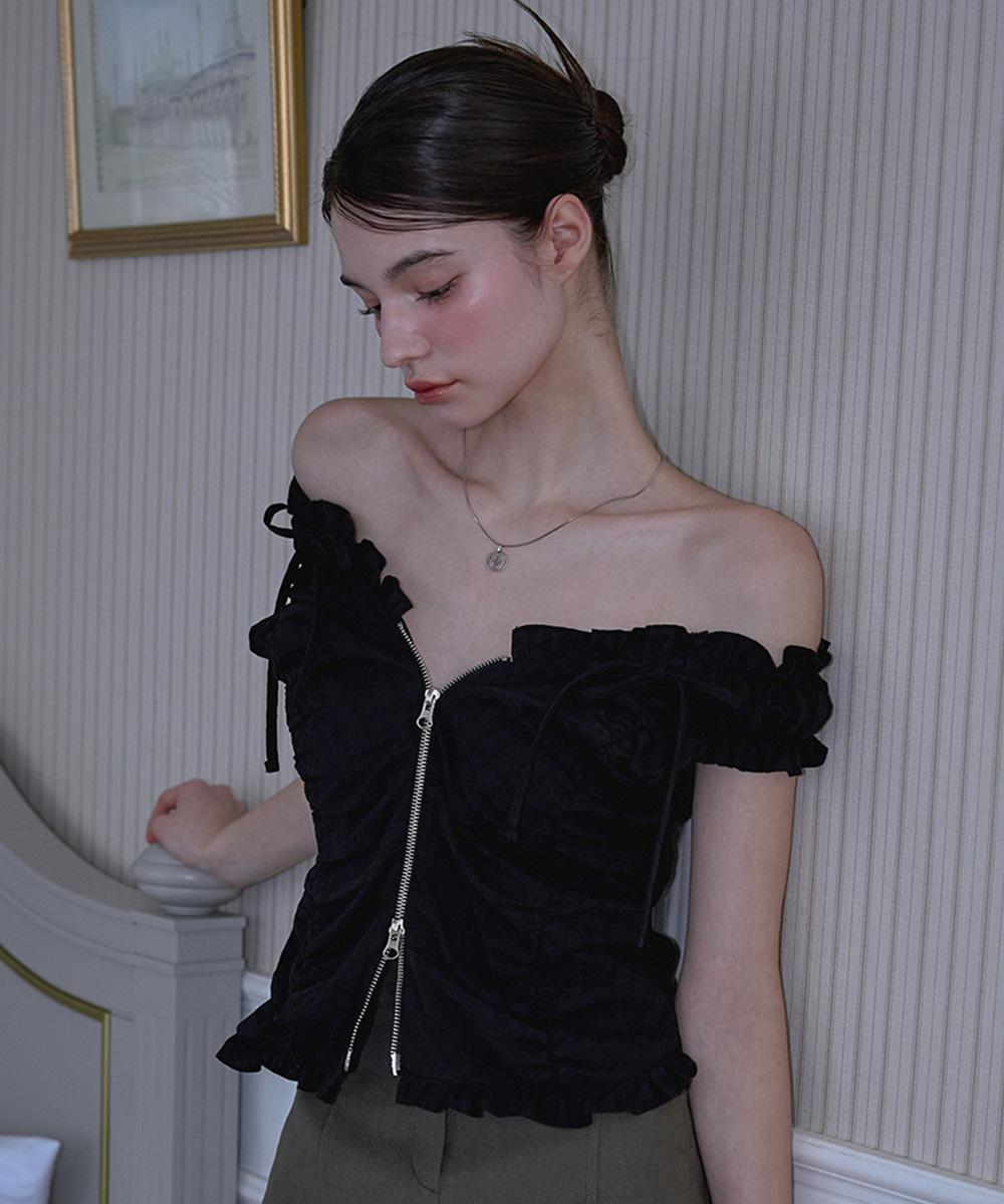 로제프란츠 Two-way Frill Ribbon Sleeveless