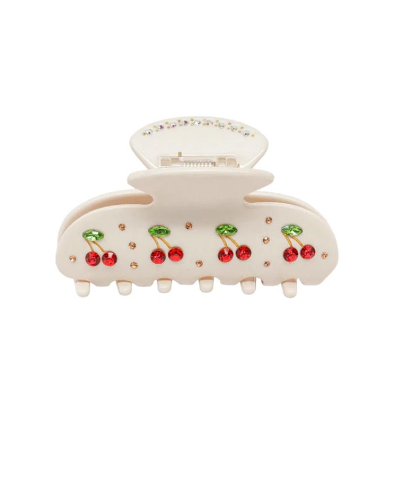 [EMI JAY] Sweetheart Clip - Butter Cream with Cherries