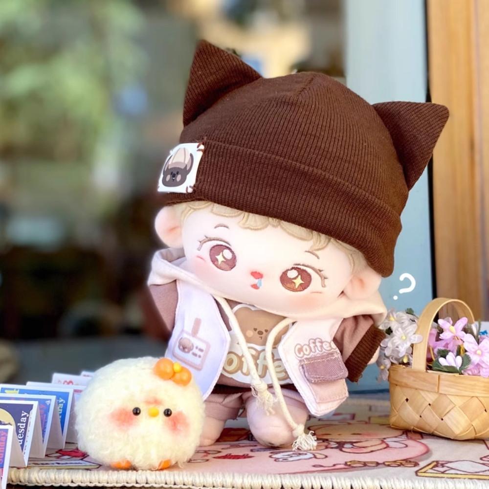 20cm 인형옷 커피베어 수트 세트 아이돌 솜 인형 옷