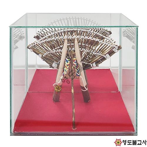 100%복숭아나무지게(유리케이스)-건립지게,사업재수