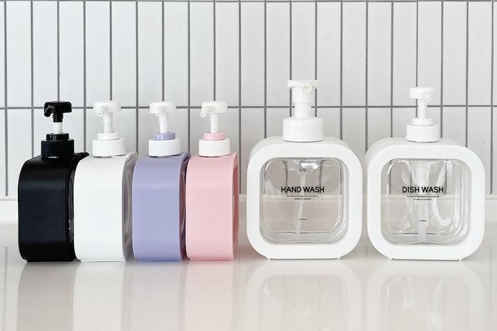 핸드워시 커버 리필용기 / 주방세제 공병 2size 4colors