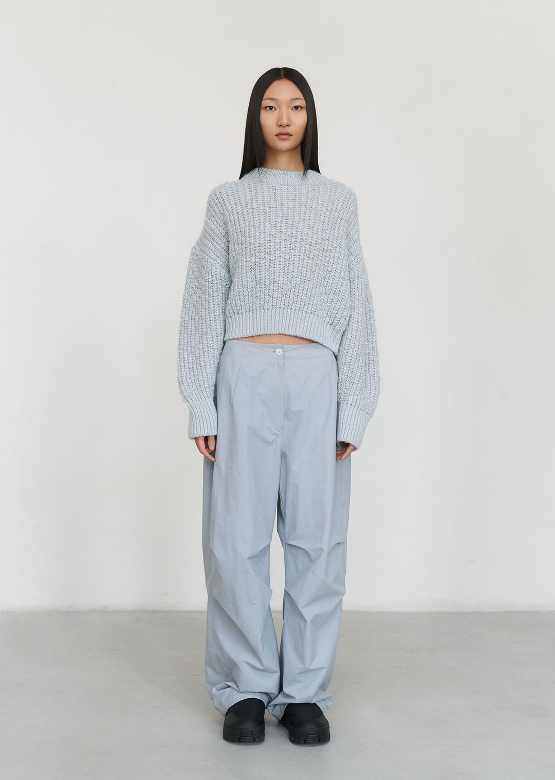 ROUND NECK PULLOVER (2 COLORS)