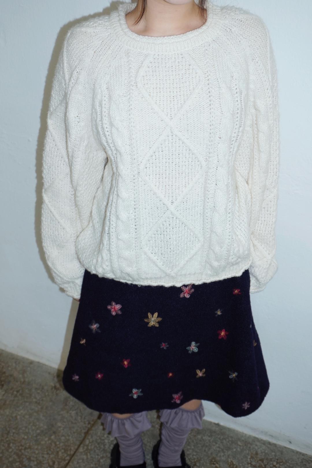 cable knit - 3 colors