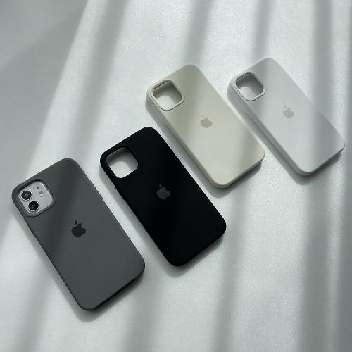 아이폰 실리콘케이스 애플로고 케이스