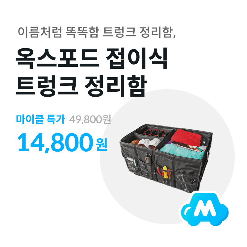 옥스포드 접이식 트렁크정리함